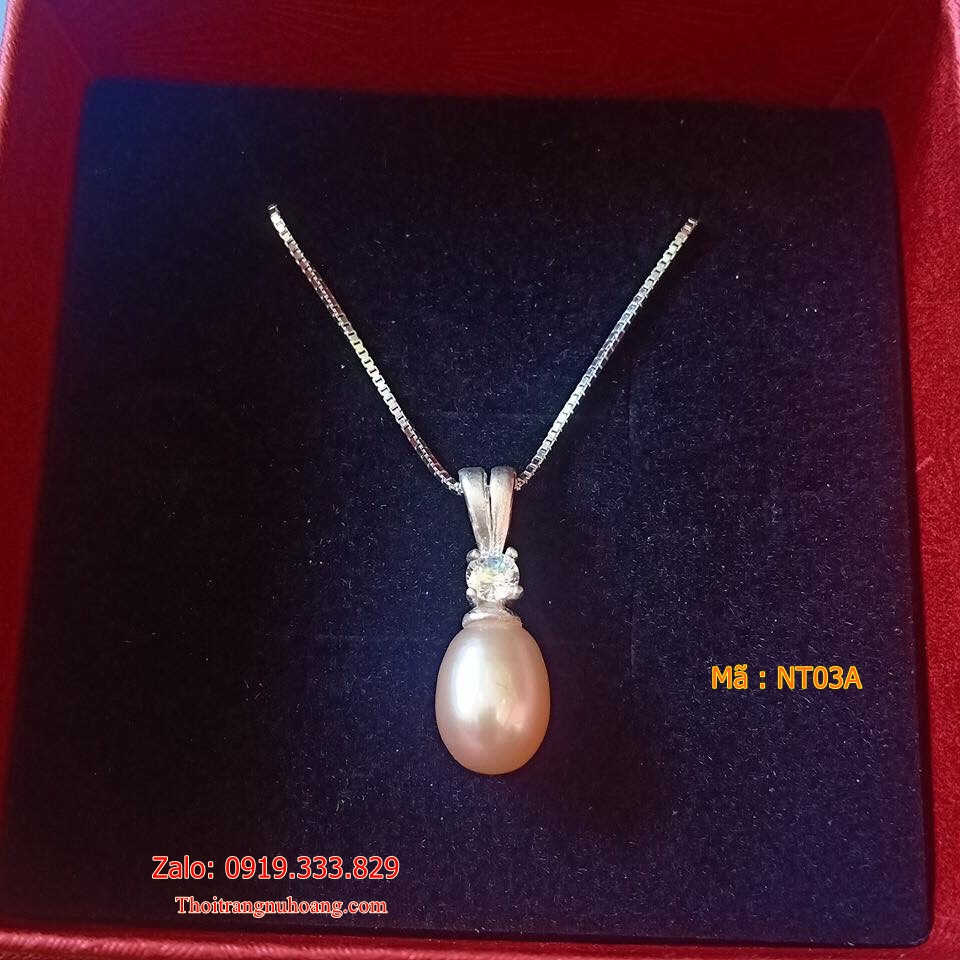 DÂY CHUYỀN VÀ MẶT DÂY CHUYỀN NGỌC TRAI NT03